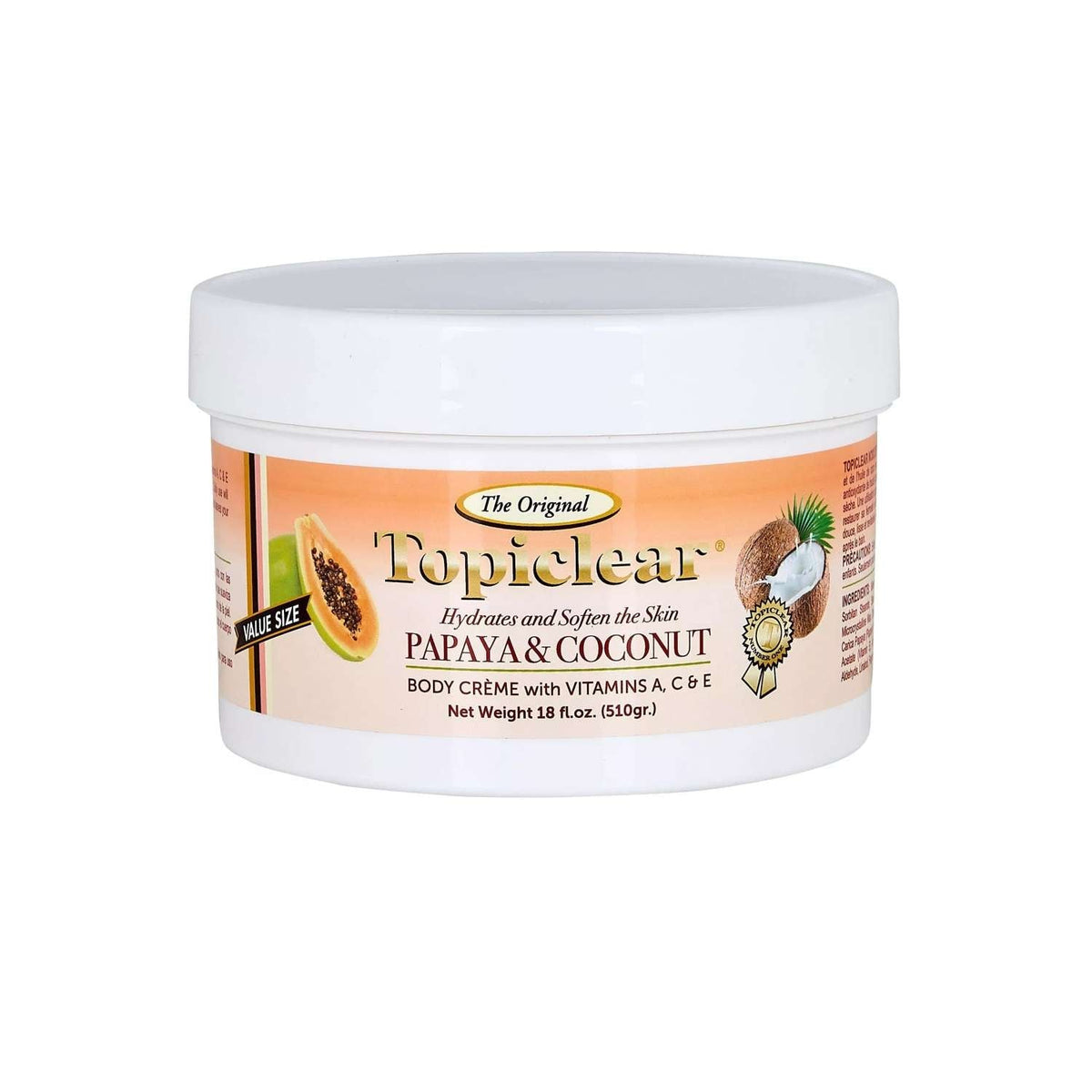 Topiclear Papaya Coconut Jar