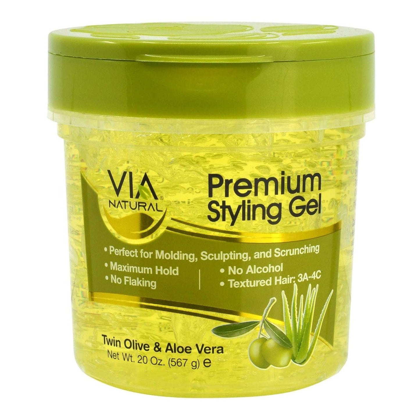 Via Premium Styling Gel Twin Olive Aloe Vera