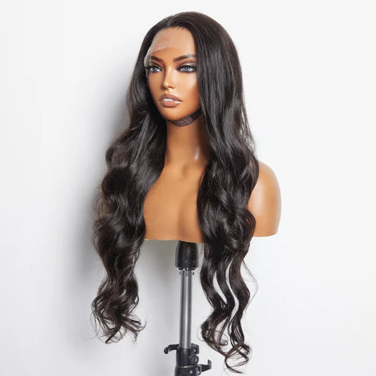 28 Inch Body wave - 13x6 Glueless Transparent Lace Front Wig