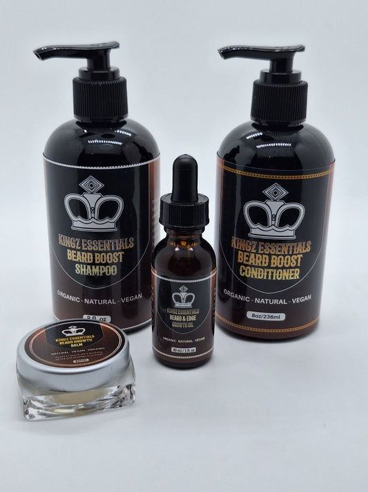 The Kingz Essentials Beard Growth System