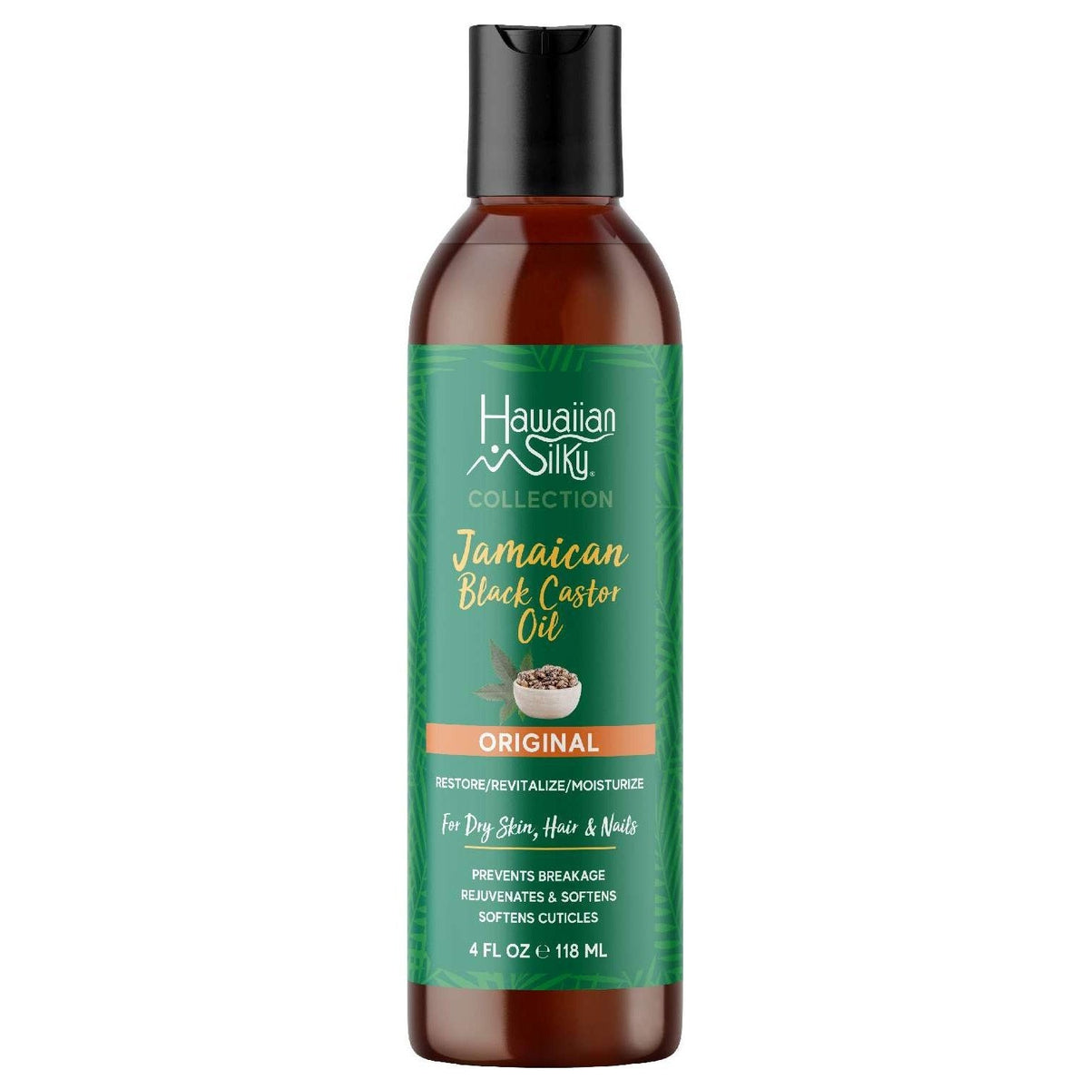 Hawaiian Silky Jamaican Black Castor Oil Original 4 Oz