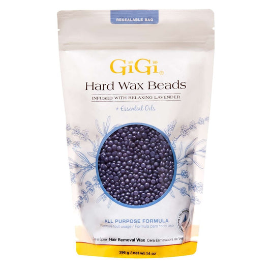 Gigi Hard Wax Beads Infused With Relaxing Lavender Essential Oils 14 Oz