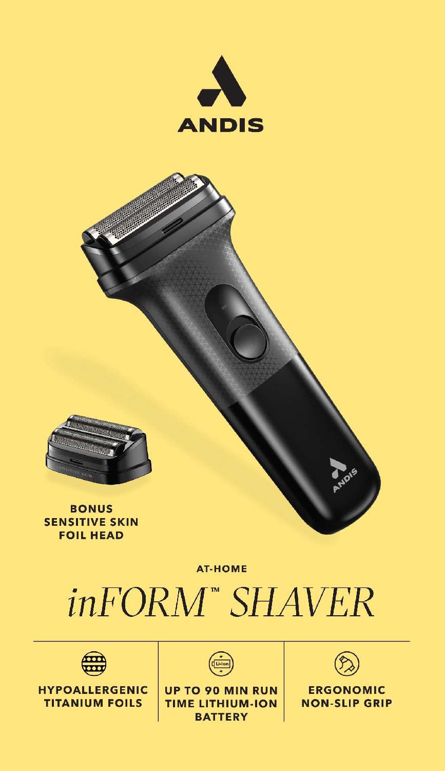 Andis At-Home inForm Shaver