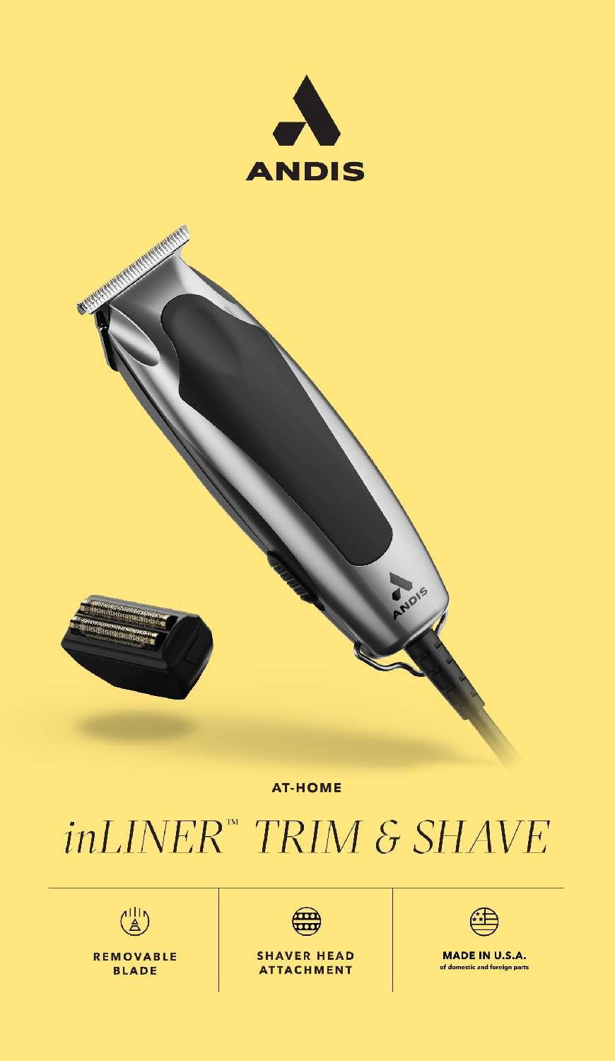 Andis At-Home inLiner Trim And Shave