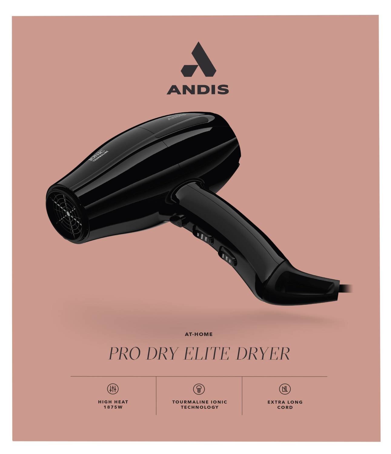 Andis At-Home Pro Dry Elite Dryer (Black)