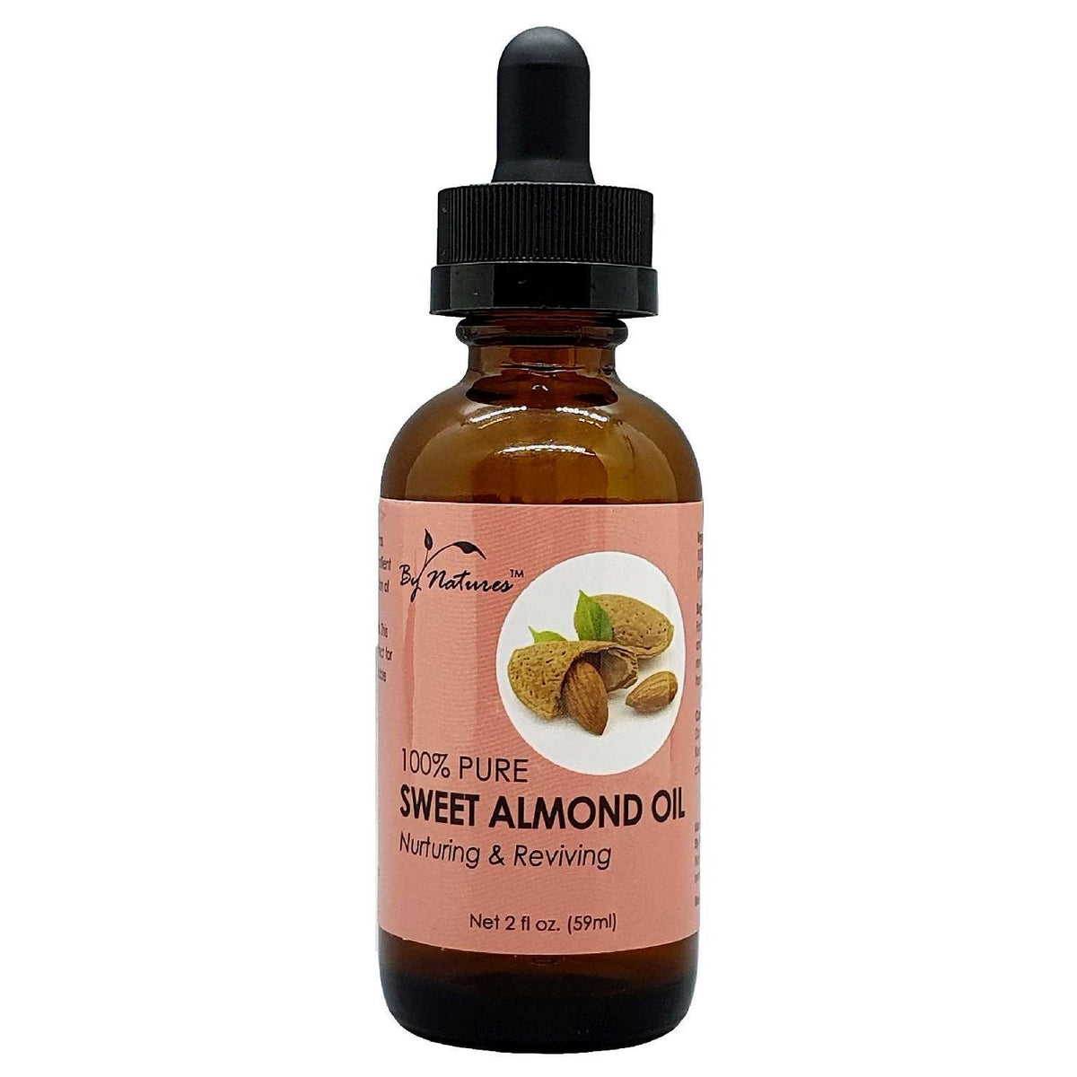 By Natures 100% Pure Sweet Almond Oil 2 Oz