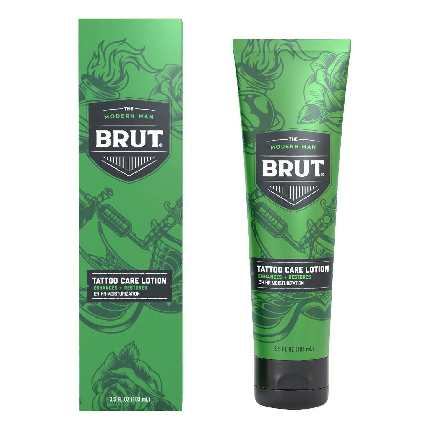 Brut Tattoo Care Lotion 3.5 Oz