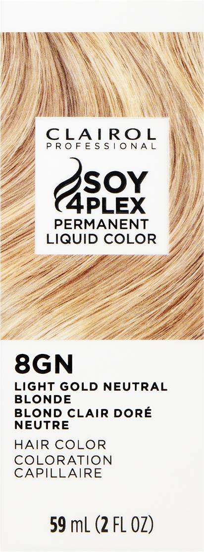 CLAIROL PERMANENT LIQUID 8GN LIGHT GOLD NEUTRAL BLONDE
