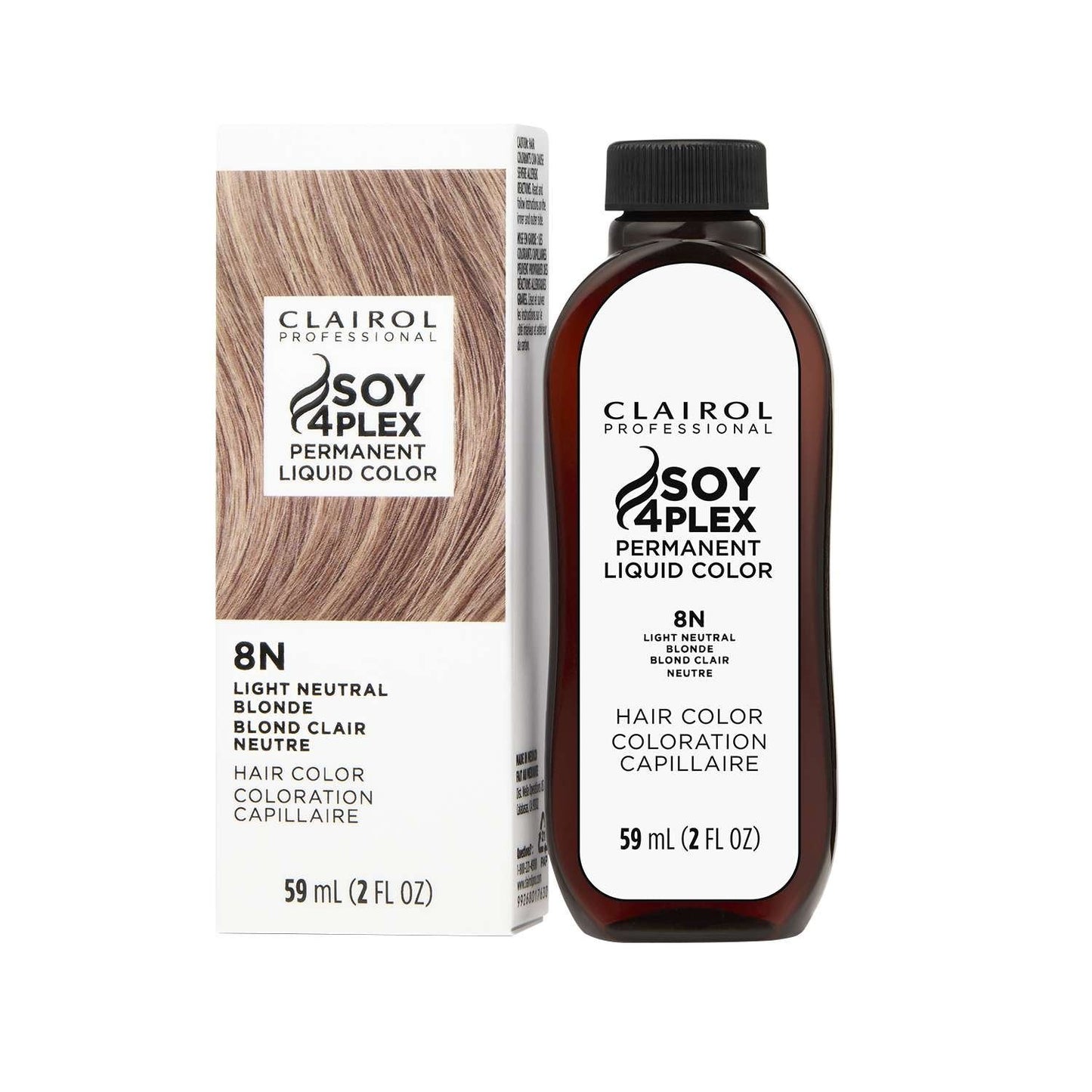 CLAIROL PERMANENT LIQUID 8N LIGHT NEUTRAL BLONDE