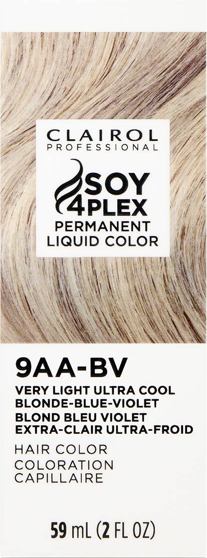CLAIROL PERMANENT LIQUID 9AA-BV VERY LIGHT ULTRA COOL BLONDE BLUE VIOLET