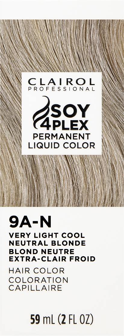 CLAIROL PERMANENT LIQUID 9A-N VERY LIGHT COOL NEUTRAL BLONDE