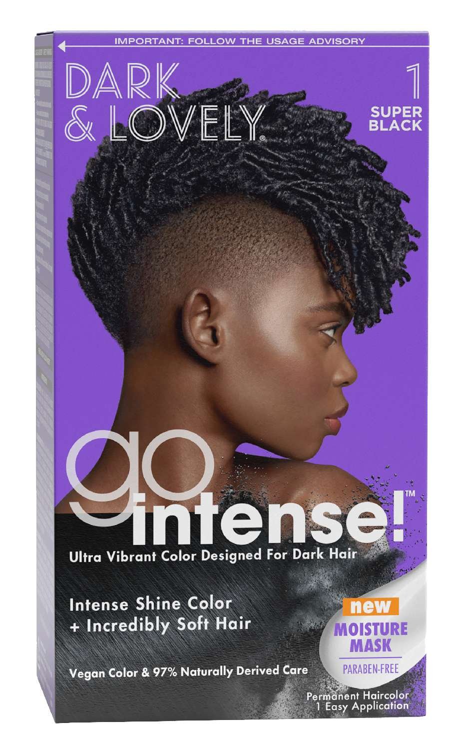 Dark & Lovely Go Intense 001 [Super Black]