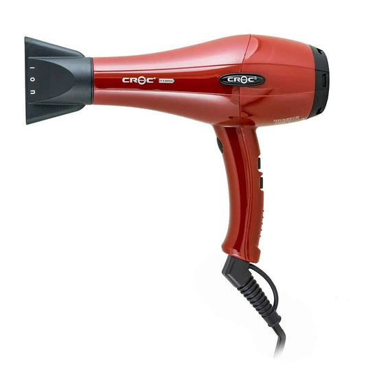 Croc Hybrid Blow Dryer - Red