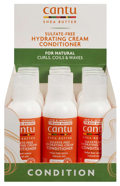 CANTU SHEA BUTTER FOR NATURAL HAIR SULFATE-FREE HYDRATING CREAM CONDITIONER - 3 oz