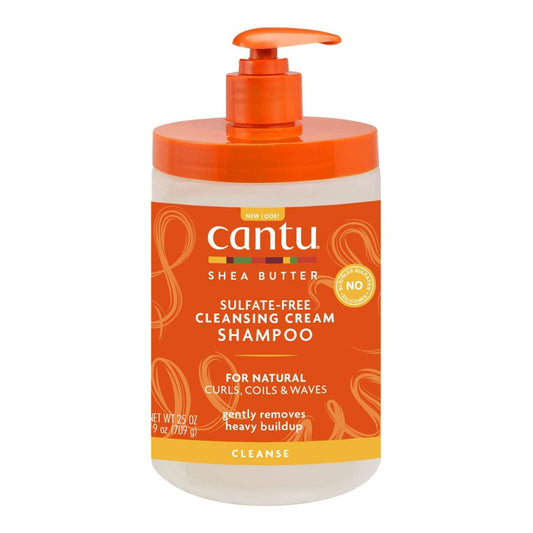Cantu Shea Butter For Natural Hair Sulfate-Free Cleansing Cream Shampoo 25 Oz