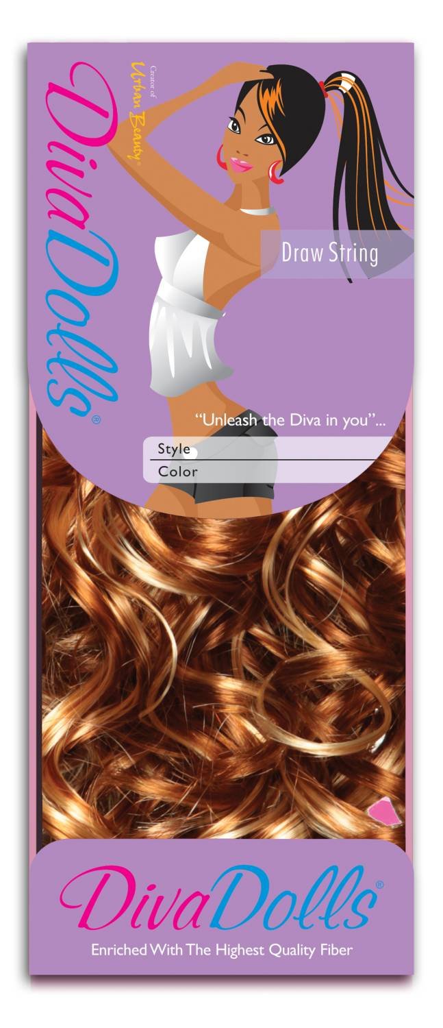 SYNTHETIC DRAW STRING DIVA DOLLS DD337 IGGY COLOR #1