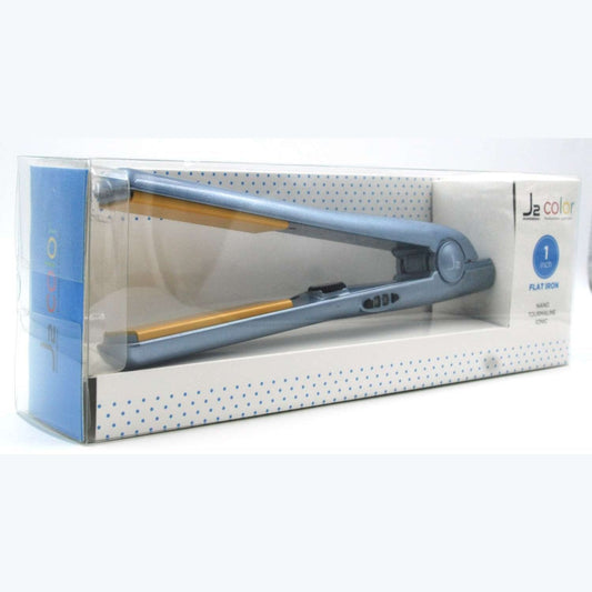 J2 Hair Tools Color Flat Iron Metallic Blue