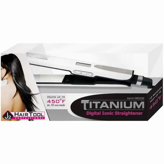 J2 Hair Tools Flat Iron Titanium Ionic