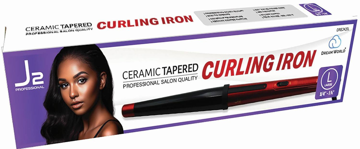 J2 HAIR TOOLS CERAMIC CURLING IRON 1/2