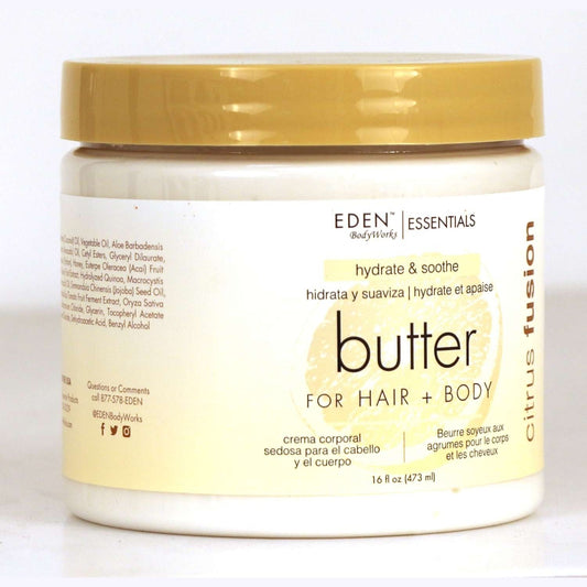 Eden Bodyworks Citrus Fusion Hair Body Butter 16 Oz