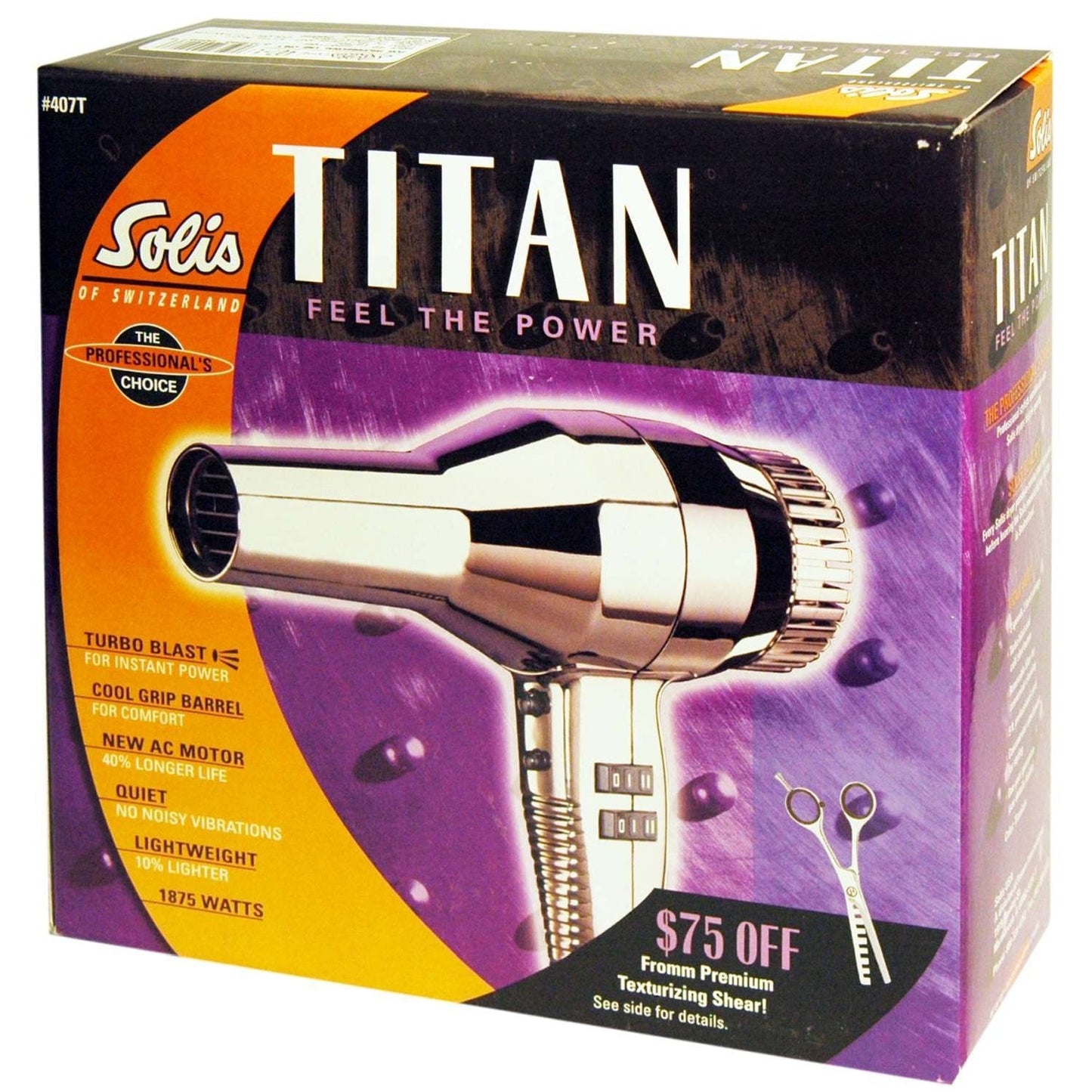 Solis Dryer 1875W Titan 3Spd