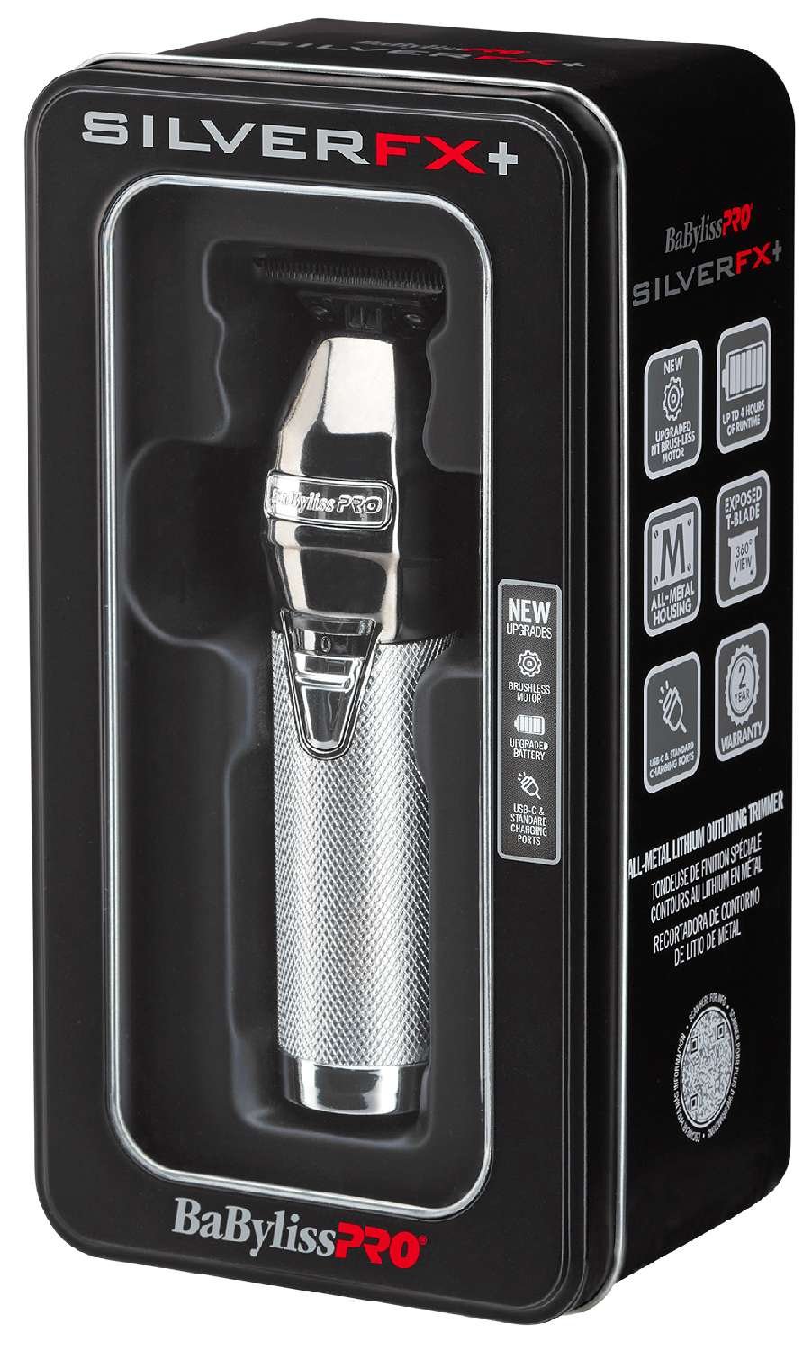 Babylisspro Silverfx Plus All Metal Lithium Outlining Trimmer
