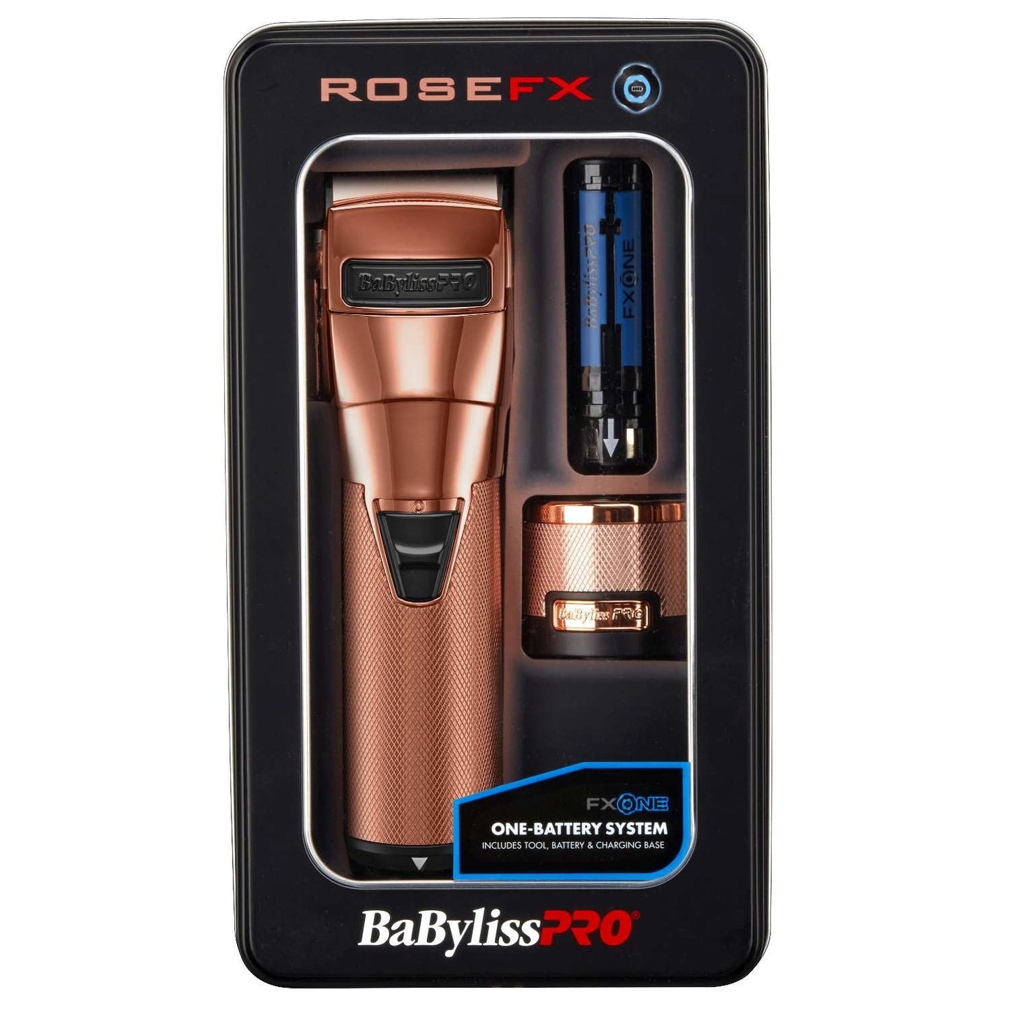 FX One Rosefx All Metal Interchangeable Battery Clipper