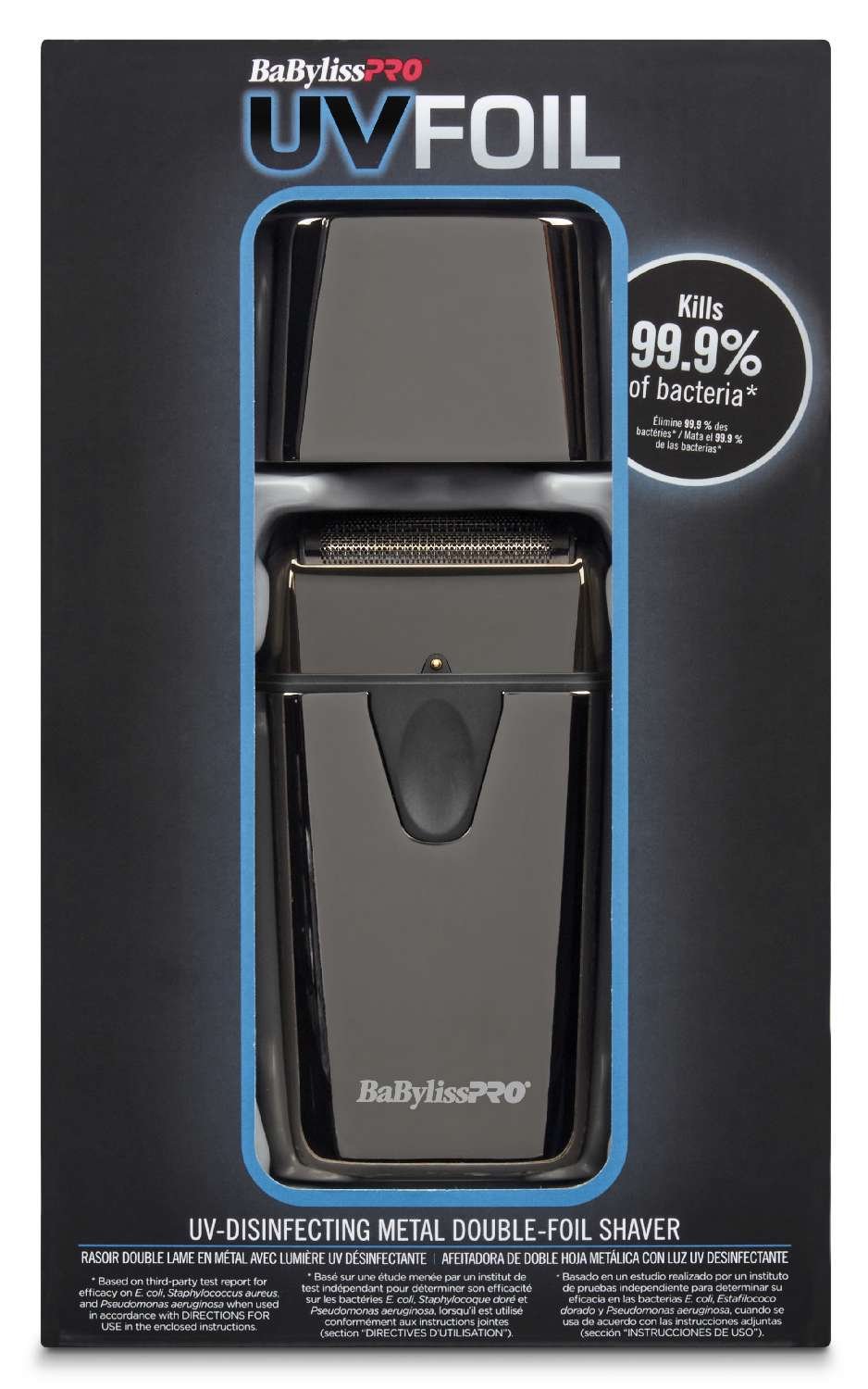 Babylisspro Uvfoil Disinfecting Metal Double Foil Shaver