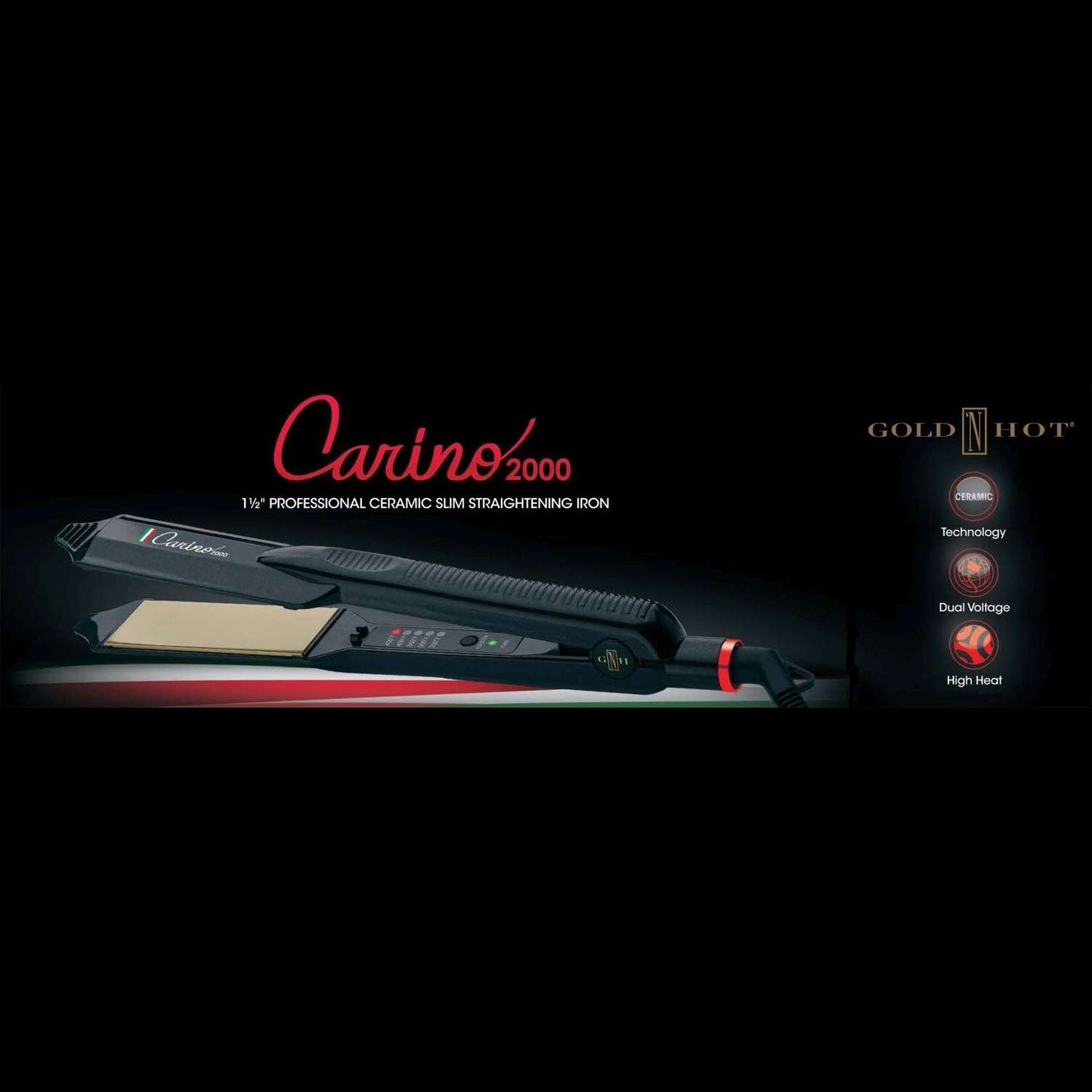 Gold N Hot Carino 2000 Flat Iron 1-12