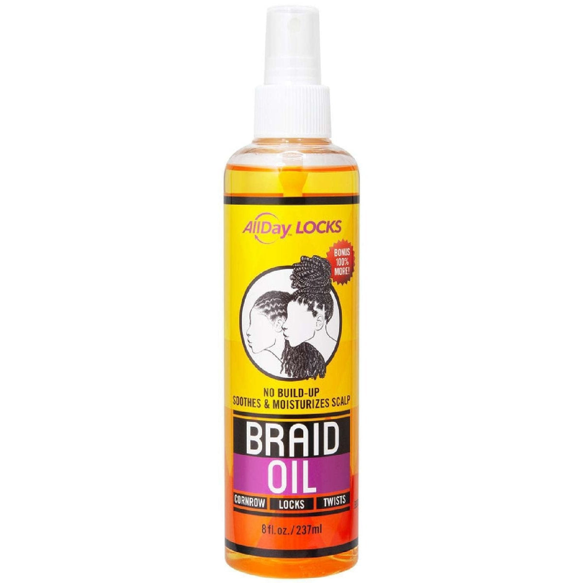 All Day Locks Braid Oil 8 Oz