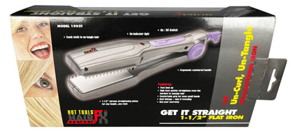 HOT TOOL HAIRFX GET IT STRAIGHT 1-1/2  FLAT IRON
