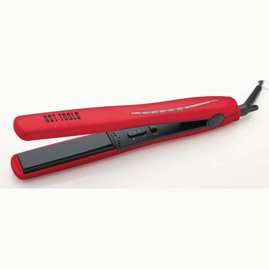 Hot Tools Salon Flat Iron Red 1