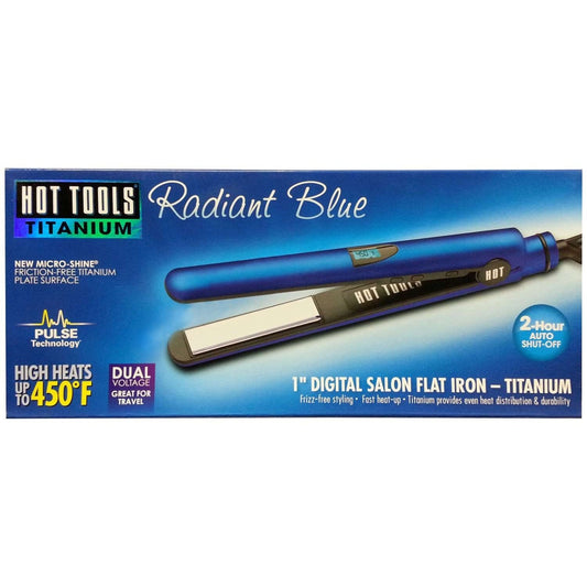 Hot Tools Radiant Blue Flat Iron 1 In