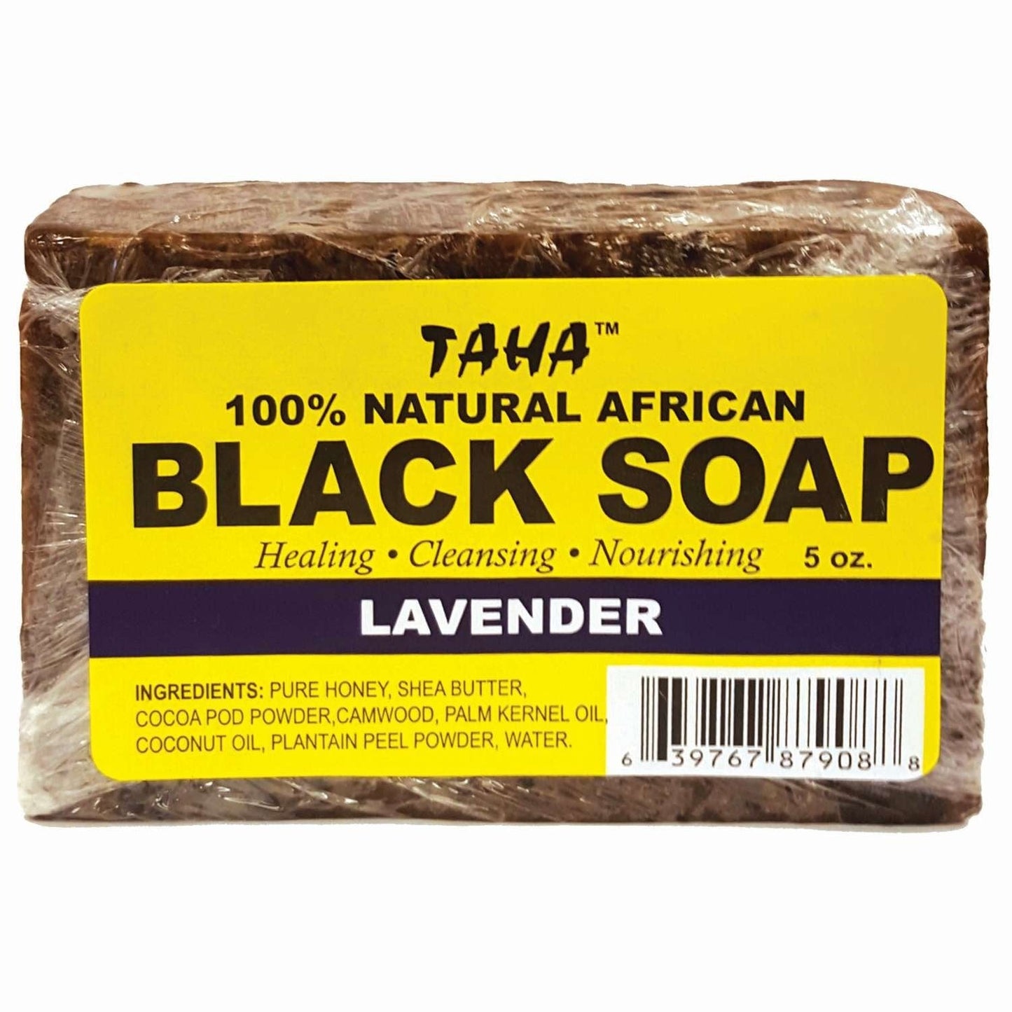 Taha Black Soap Lavender 5 Oz