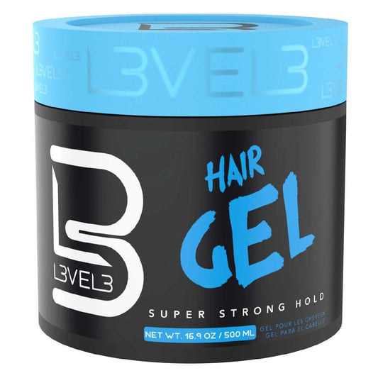 L3Vel3 Super Strong Hair Gel 16.97 Oz
