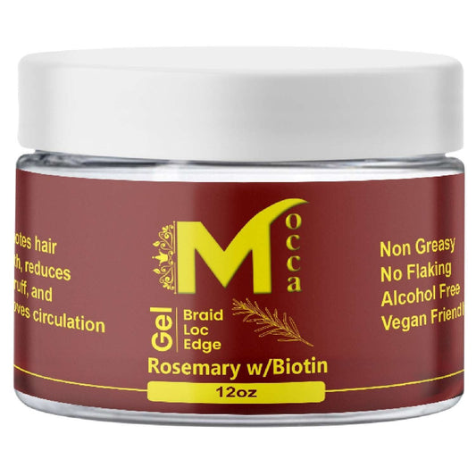 Mocca Healthy Braiding Loc And Twist Gel Rosemary 12 Oz