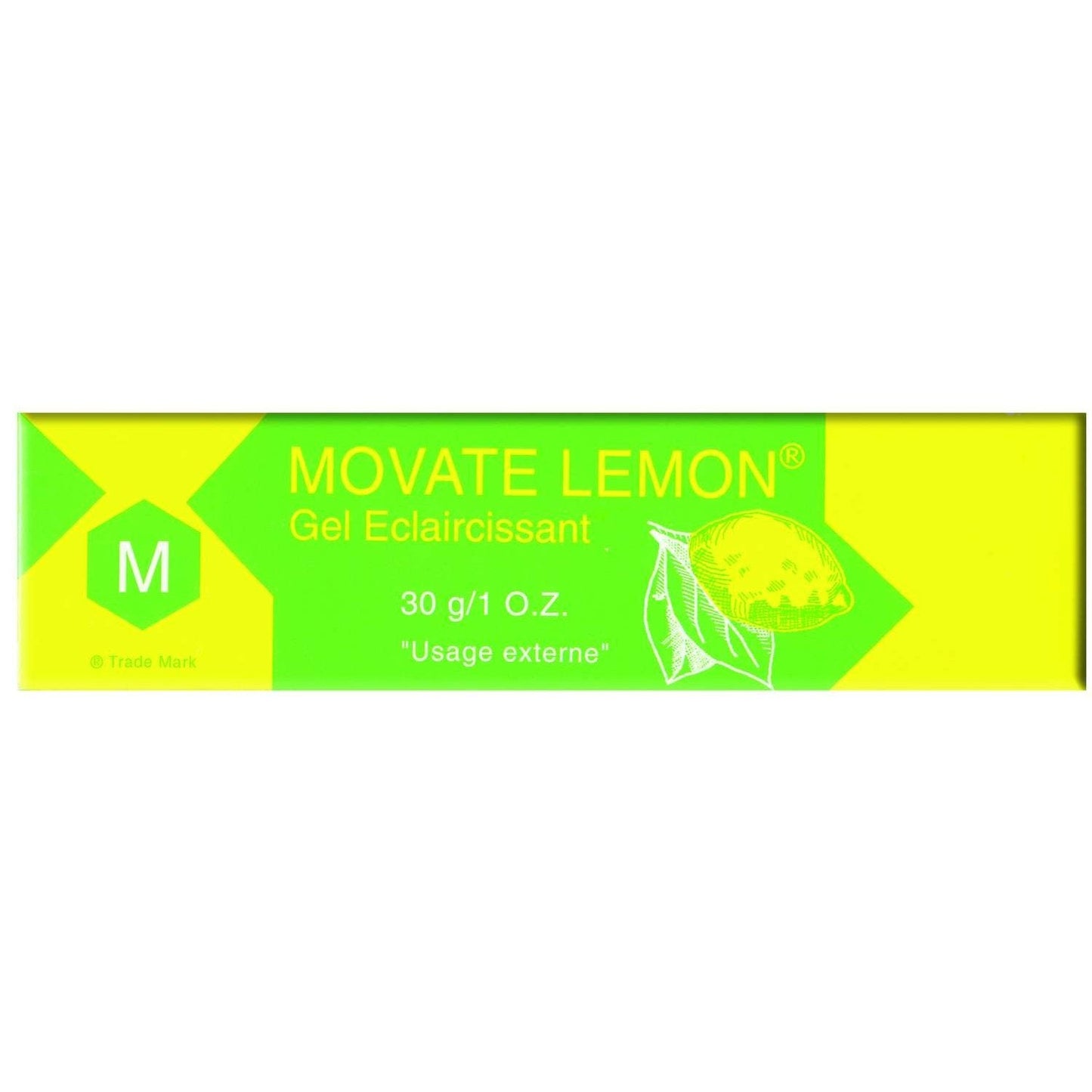 Movate Skin Gel Lemon Light 1 Oz