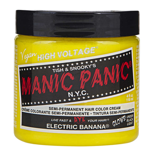 Manic Panic Semi Permanent Cream Hair Color - Electric Banana 4 Oz