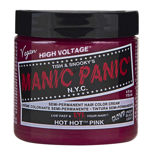 Manic Panic Semi Permanent Cream Hair Color - Hot Hot Pink 4 Oz
