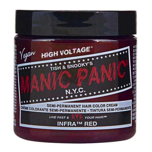 Manic Panic Semi Permanent Cream Hair Color - Infra Red 4 Oz