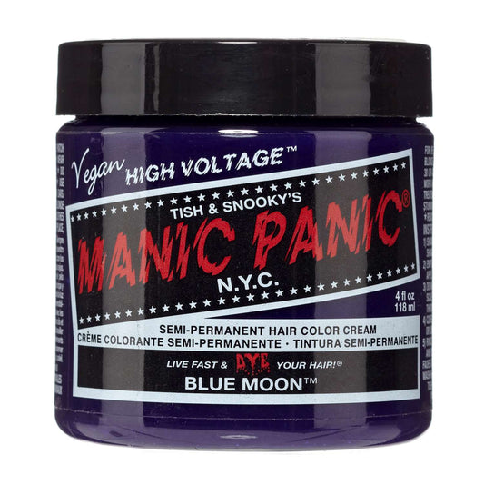 Manic Panic Semi Permanent Cream Hair Color - Blue Moon 4 Oz