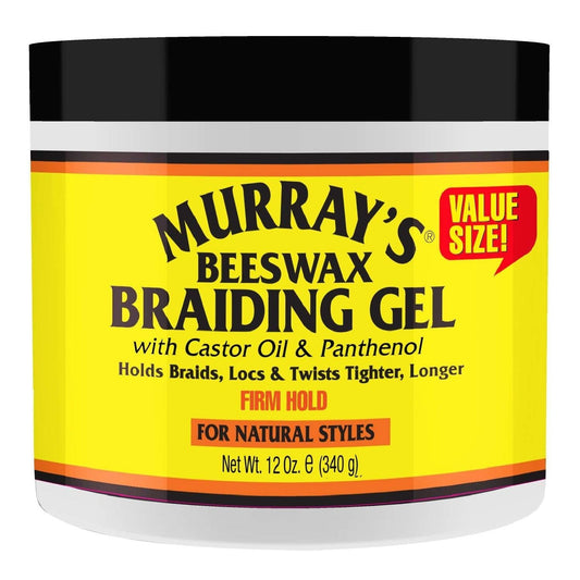 Murrays Murrays Beeswax Braiding Gel 12 Oz