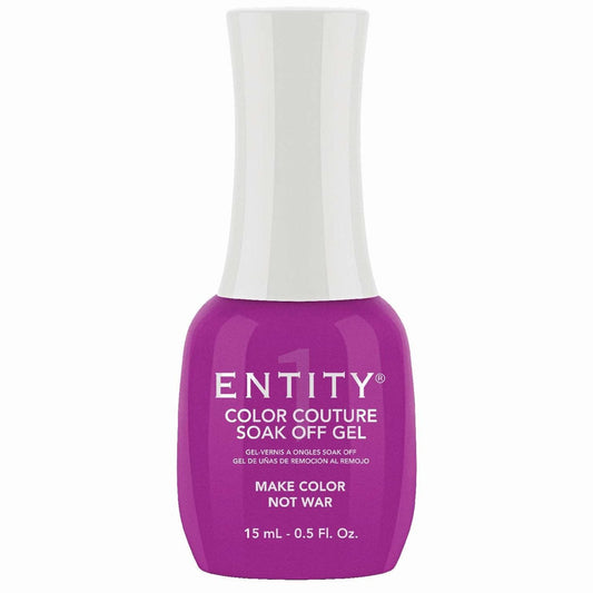 Entity Color Couture Soak Off Gel Make Color Not War 0.5 Fl Oz