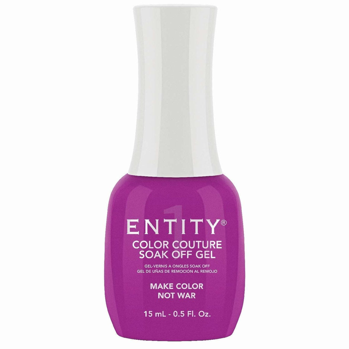 Entity Color Couture Soak Off Gel Make Color Not War 0.5 Fl Oz