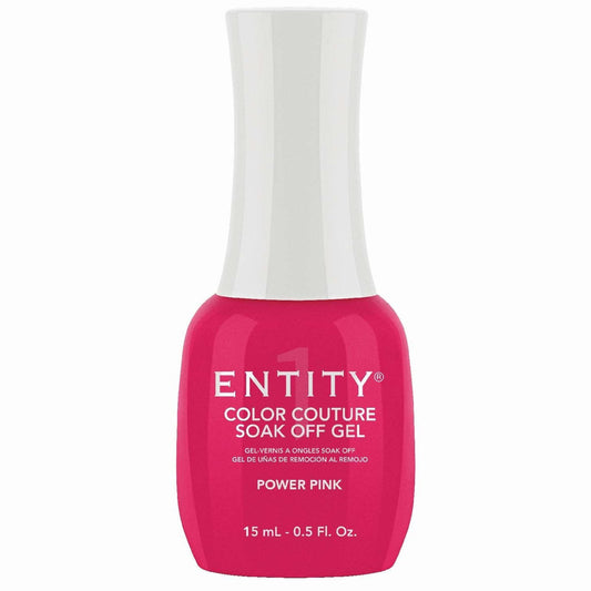 Entity Color Couture Soak Off Gel Power Pink 0.5 Fl Oz