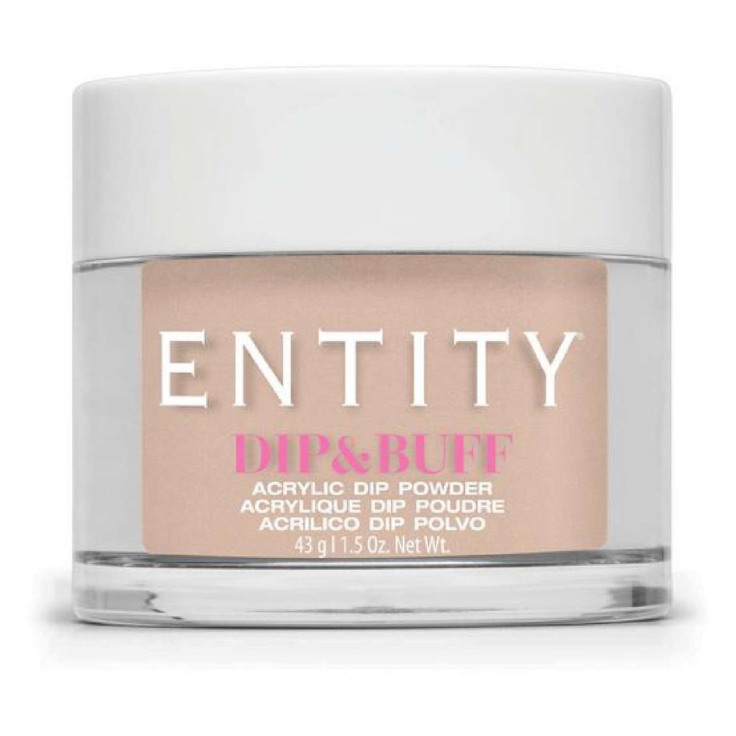 Entity Dip  Buff Acrylic Dip Powder Nakedness 1.5 Oz