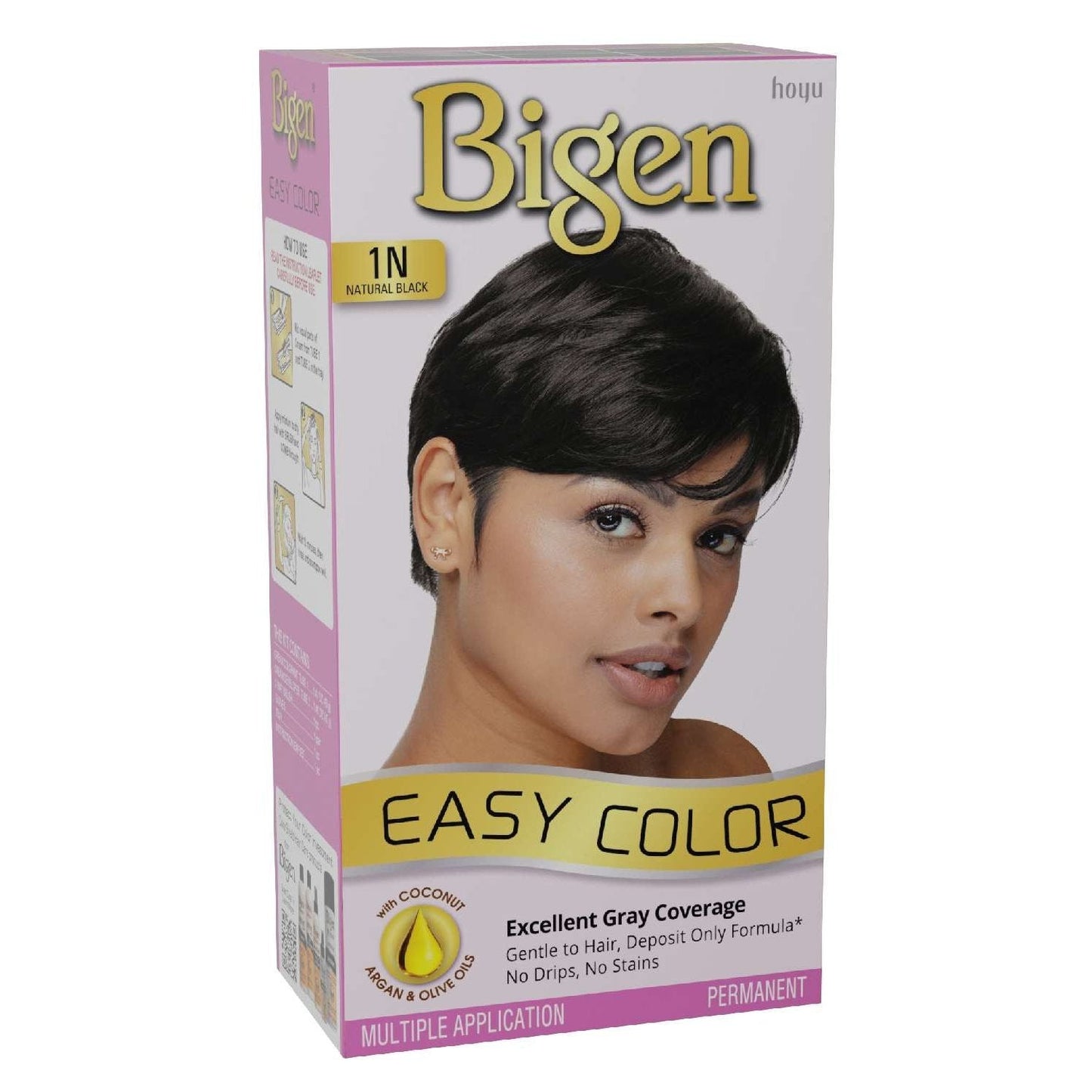 Bigen Easy Color For Women 1N Natural Black Kit