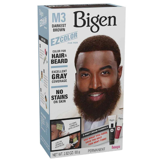 Bigen Ez Color For Men Darkest Brown Kit