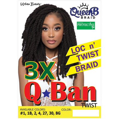Synthetic Queen B 3X Q-Ban Twist Color #2
