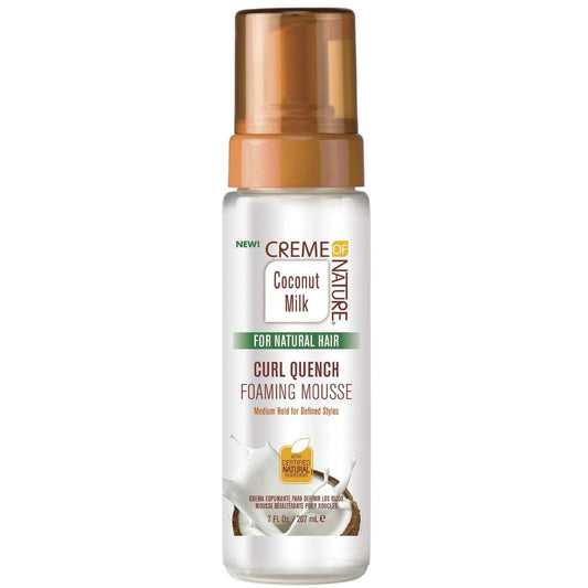 Creme Of NatureCoconut Milk Curl Quench Foaming Mousse 7 Oz